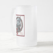 Giant Schnauzer kerstcadeautjes Matglas Bierpul (Voorkant links)