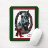 Giant Schnauzer kerstcadeautjes Muismat (Met muis)