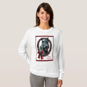 Giant Schnauzer kerstcadeautjes T-shirt (Voorkant volledig)