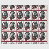 Giant Schnauzer Kerstmis Cadeaupapier (Vlak)