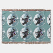 Giant Schnauzer Kerstmis Deken (Voorkant)