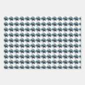 Giant Schnauzer Kerstmis Inpakpapier Vel (Voorkant 3)