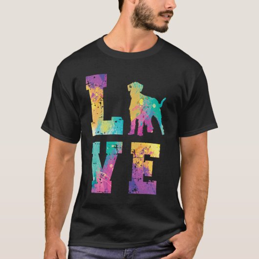 Giant Schnauzer Love T-shirt (Voorkant)