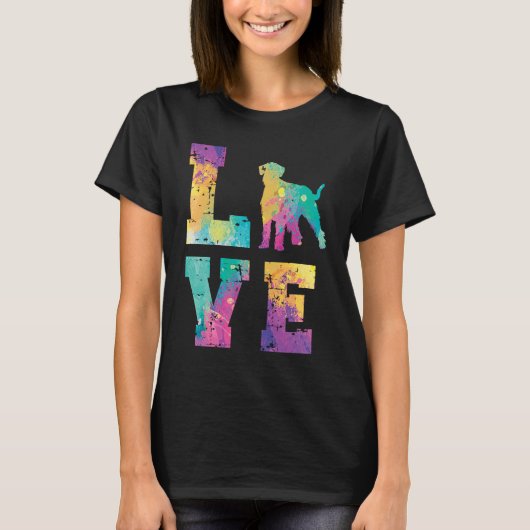 Giant Schnauzer Love T-shirt (Voorkant)