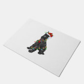 Giant Schnauzer Lover Xmas Santa Giant Schnauzer C Deurmat (Schuin)