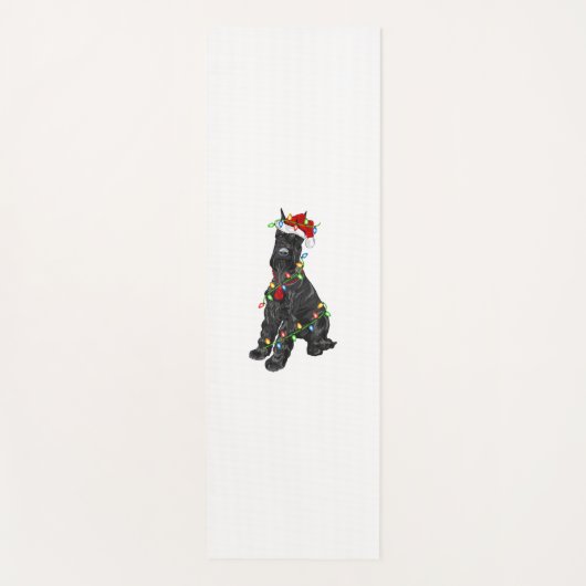 Giant Schnauzer Lover Xmas Santa Giant Schnauzer C Yogamat (Voorkant)