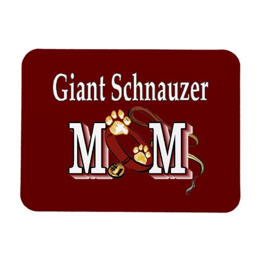 Giant Schnauzer Mam Gifts Magneet (Horizontaal)