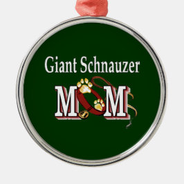 Giant Schnauzer Mam Gifts Metalen Ornament