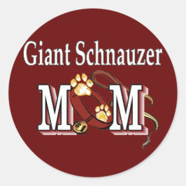 Giant Schnauzer MOM Gifts Ronde Sticker