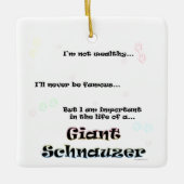 Giant Schnauzer-Ornament Keramisch Ornament (Voorkant)