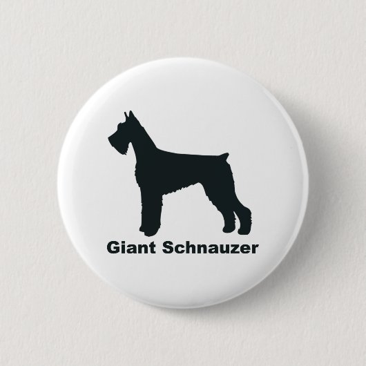 Giant Schnauzer Ronde Button 5,7 Cm (Voorkant)