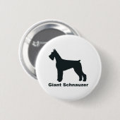 Giant Schnauzer Ronde Button 5,7 Cm (Voorkant /achterkant)