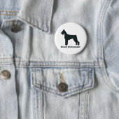 Giant Schnauzer Ronde Button 5,7 Cm (In situ)