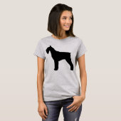 Giant Schnauzer Silhouette T-shirt (Voorkant volledig)