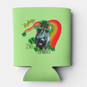 Giant Schnauzer St Patricks Day Blikjeskoeler (Achterkant)