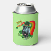 Giant Schnauzer St Patricks Day Blikjeskoeler (Blikje Achterkant)