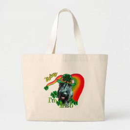 Giant Schnauzer St Patricks Day Grote Tote Bag