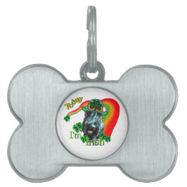 Giant Schnauzer St Patricks Day Huisdieren Naamplaatje