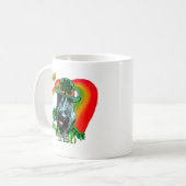 Giant Schnauzer St Patricks Day Koffiemok (Voorkant links)
