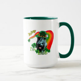 Giant Schnauzer St Patricks Day Mok