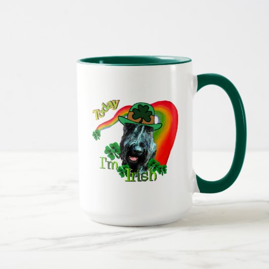 Giant Schnauzer St Patricks Day Mok (Rechts)
