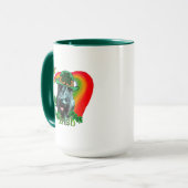 Giant Schnauzer St Patricks Day Mok (Voorkant links)