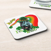Giant Schnauzer St Patricks Day Onderzetter (Linkerzijde)