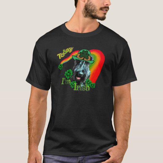 Giant Schnauzer St Patricks Day T-shirt (Voorkant)
