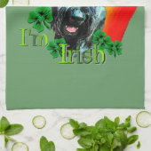 Giant Schnauzer St Patricks Day Theedoek (Gevouwen)