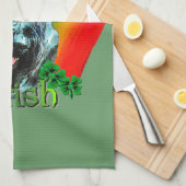 Giant Schnauzer St Patricks Day Theedoek (Quarter Fold)