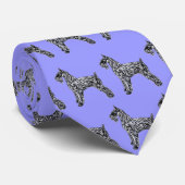 Giant Schnauzer Stropdas (Opgerold)