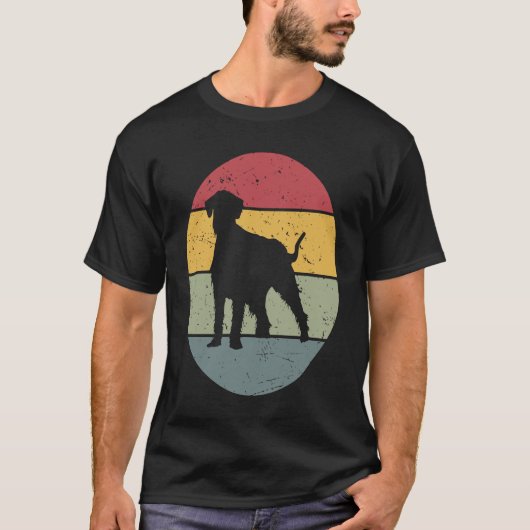 Giant Schnauzer Vintage T-shirt (Voorkant)