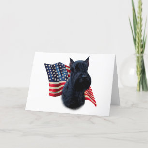 Giant Schnauzer Vlag Kaart