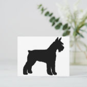 Giant Schnauzer (zwart) Briefkaart (Staand voorkant)