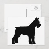 Giant Schnauzer (zwart) Briefkaart (Voorkant / Achterkant)