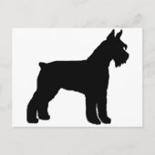 Giant Schnauzer (zwart) Briefkaart (Voorkant)