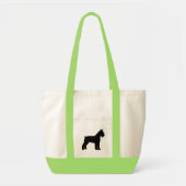 Giant Schnauzer (zwart) Tote Bag (Voorkant)