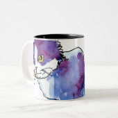 Giant Scribbles Mug Tweekleurige Koffiemok (Voorkant links)