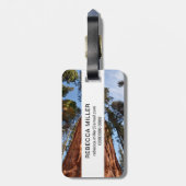 Giant Sequoia Ascends Bagagelabel (Achterkant verticaal)