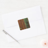 Giant Sequoia boomstammen in het bos, Yosemite Vierkante Sticker (Envelop)