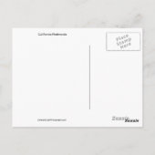 Giant Sequoia-California Redwood Briefkaart (Achterkant)