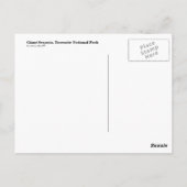 Giant Sequoia, Nationaal Park Yosemite Briefkaart (Achterkant)