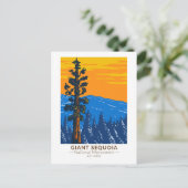 Giant Sequoia National Monument California  Briefkaart (Staand voorkant)