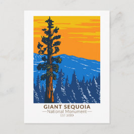 Giant Sequoia National Monument California  Briefkaart