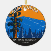 Giant Sequoia National Monument California Keramisch Ornament (Voorkant)