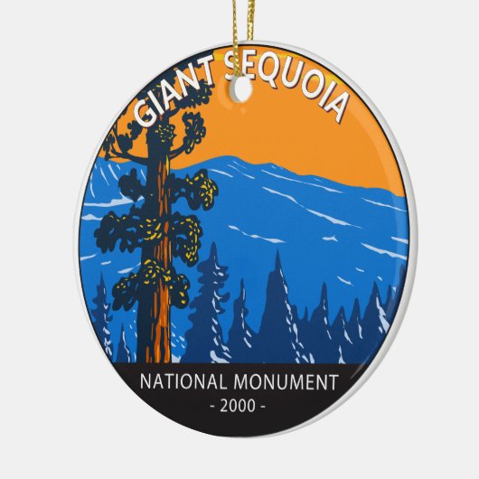 Giant Sequoia National Monument California Keramisch Ornament (Links)