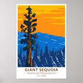 Giant Sequoia National Monument California  Poster (Voorkant)