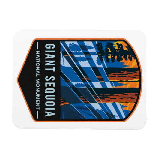 Giant Sequoia National Monument Magneet (Horizontaal)