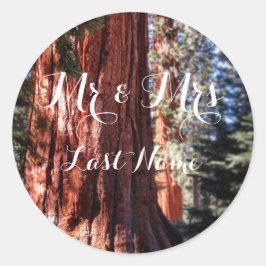Giant Sequoia-Stickers Ronde Sticker
