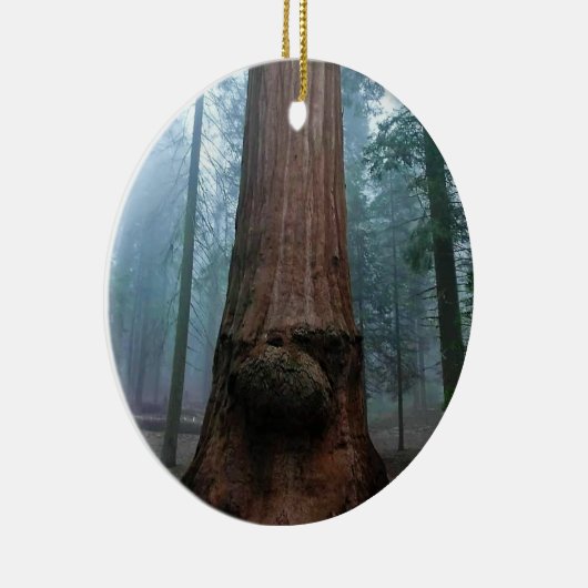 Giant Sequoia Tree in Grant Grove, CA Keramisch Ornament (Rechts)